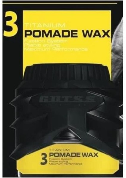 Şekillendirici Titanyum Pomade Wax No:3 150ml X3