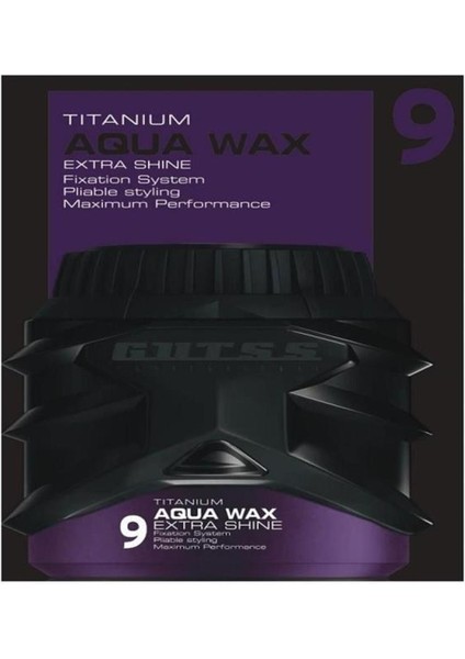 Şekillendirici Titanyum Aqua Wax No:9 150ml X3