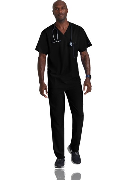 Amplify Medikal Giyim Doktor Scrubs Tek Üst likralı fiyatları