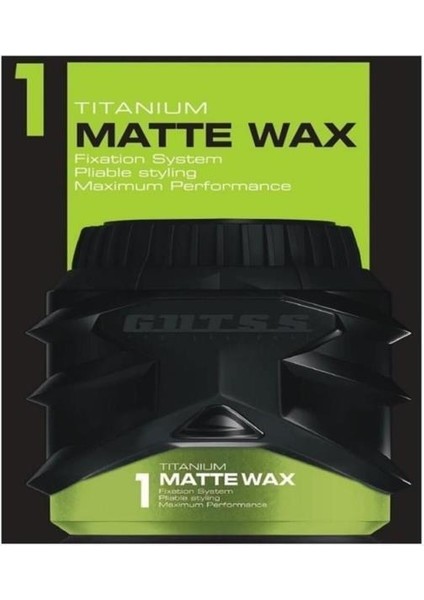 Şekillendirici Titanyum Matte Wax No:1 150ml X2