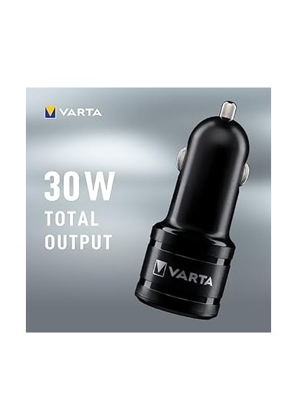 57932 Car Charger Dual USB Fast 2 Port USB Charger With USB Type C Aydos