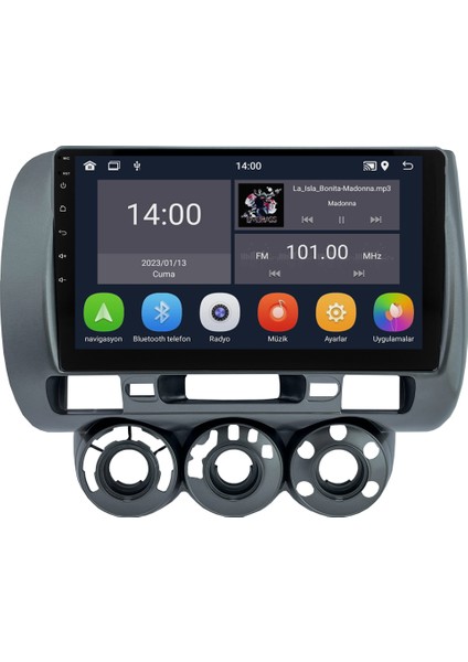 Honda City (2006-2009) Android 14 Multimedya Carplay 9 Inch 4 GB Ram / 64 GB Hafıza CRV-4156XD