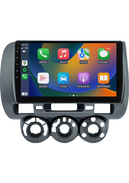 Honda City (2006-2009) Android 14 Multimedya Carplay 9 Inch 4 GB Ram / 64 GB Hafıza CRV-4156XD