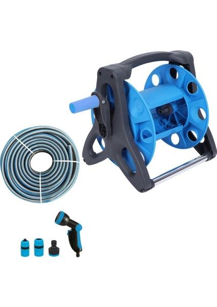 SXG-11002 1/2" Bahçe Sulama Makaralı Hortum Seti 20 mt