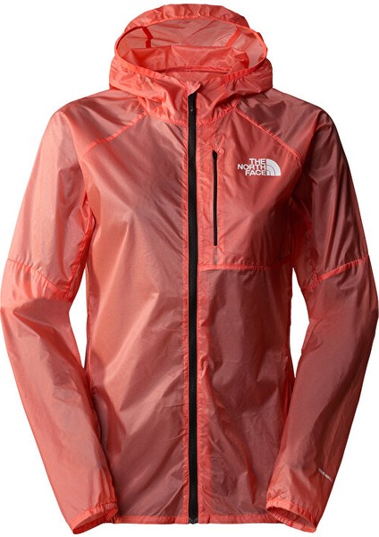 The North Face W Windstream Shell Kadın Ayarlanabilir Outdoor Yağmurluk NF0A87HFGTH1 Kırmızı