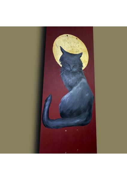 "holy Animals" Kaykay Duvar Dekoru, El Yapımı Ahşap Duvar Dekoru