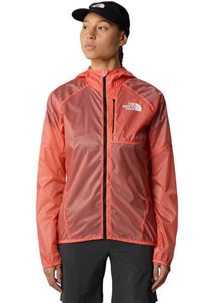 The North Face W Windstream Shell Kadın Ayarlanabilir Outdoor Yağmurluk NF0A87HFGTH1 Kırmızı