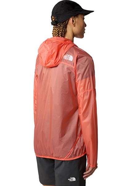 The North Face W Windstream Shell Kadın Ayarlanabilir Outdoor Yağmurluk NF0A87HFGTH1 Kırmızı