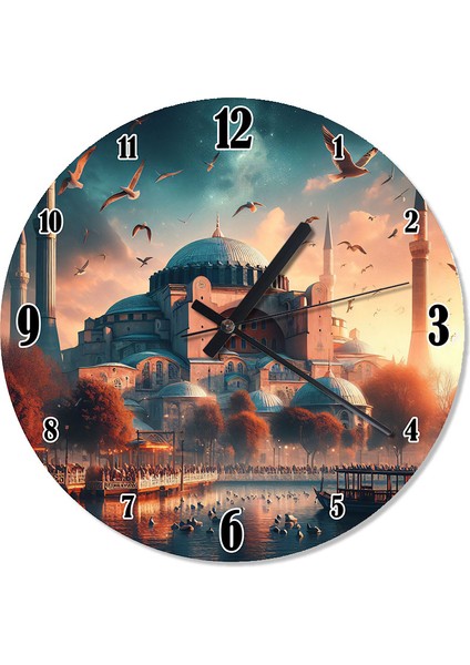 Istanbul Ayasofya Camii Dekoratif Duvar Saati