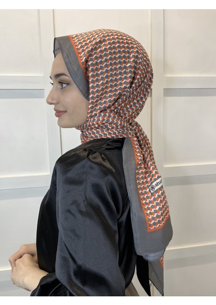 Pamuk Soft Şal, Geometrik Desen 01016