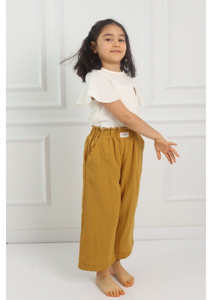Kız Çocuk Bol Paça Pantolon modelleri