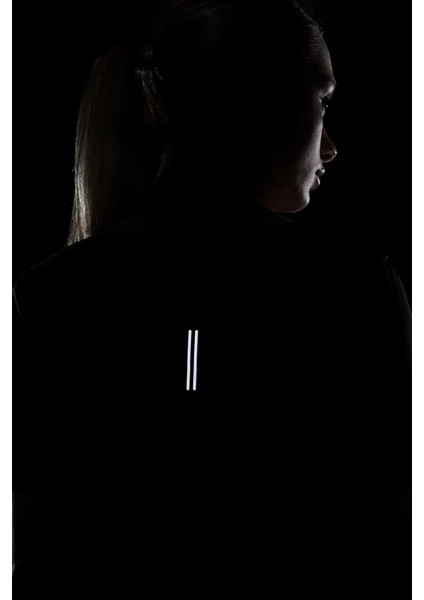 City Sleek Top Kadın Siyah Koşu Tişörtü modelleri