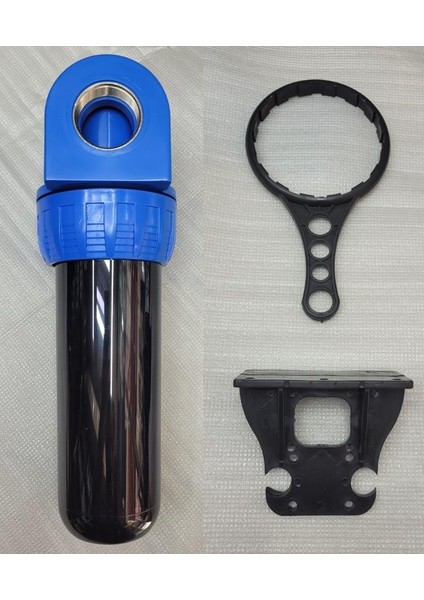 10"-2" Giriş Çıkışlı Su Arıtma Filtre Kabı 10" Housing Mat Renk Yosun Tutmaz