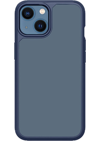 iPhone 13 Uyumlu Kılıf Airbagli Tpu Kenar Mat Arka Yüzey Recci Jazz Serisi Kapak Mavi