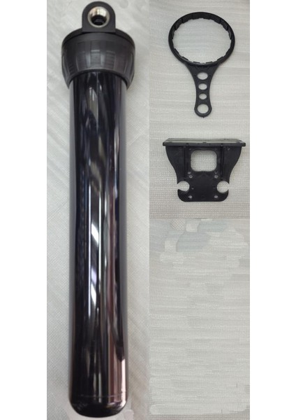 Su Arıtma Daire Girişi 20" Boy 3/4" Giriş Çıkış Filtre Kabı Mat Renk Yosun Tutmaz