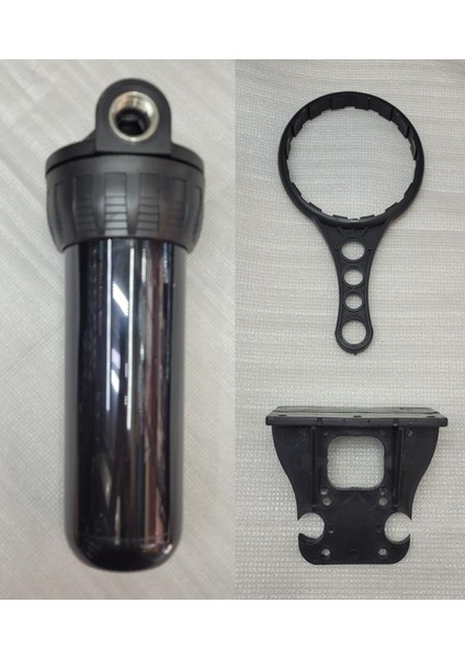 10"-3/4" Daire Girişi Su Arıtma Housing 10" Filtre Kabı Mat Renk Yosun Tutmaz