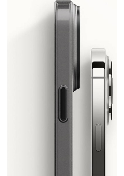 iPhone 14 Plus Uyumlu Kılıf Metal Kamera Çerçeveli Recci Glaze Serisi Kapak Siyah modelleri