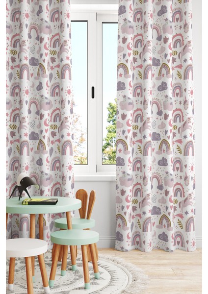 Bertille Home Çocuk ve Bebek Odası Fon Perde Tek Kanat (Child Room Curtain)