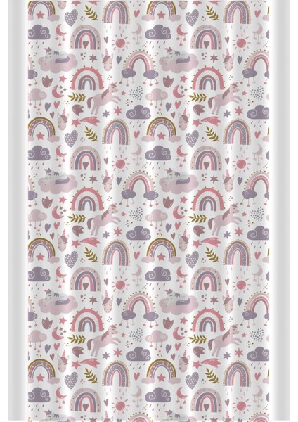 Bertille Home Çocuk ve Bebek Odası Fon Perde Tek Kanat (Child Room Curtain)