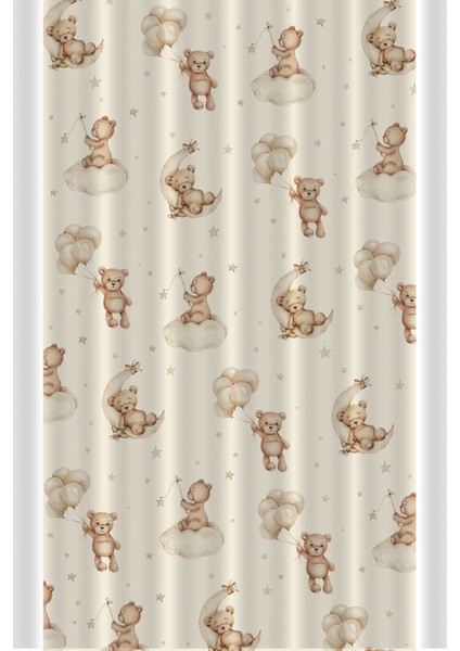 Çocuk ve Bebek Odası Fon Perde Tek Kanat (Child Room Curtain)