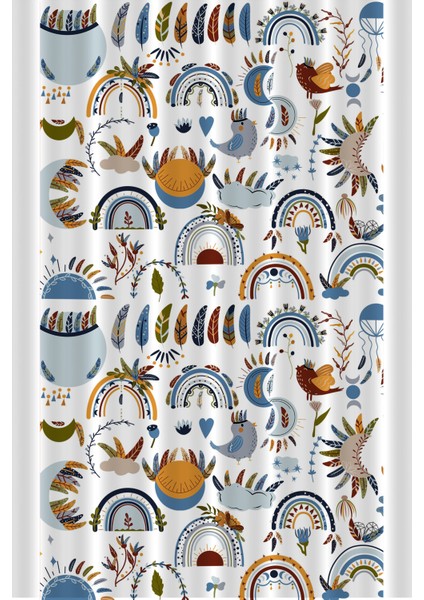 Çocuk ve Bebek Odası Fon Perde Tek Kanat (Child Room Curtain)