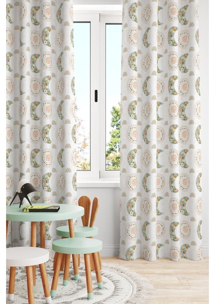 Çocuk ve Bebek Odası Fon Perde Tek Kanat (Child Room Curtain)