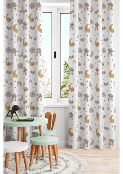 Çocuk ve Bebek Odası Fon Perde Tek Kanat (Child Room Curtain)