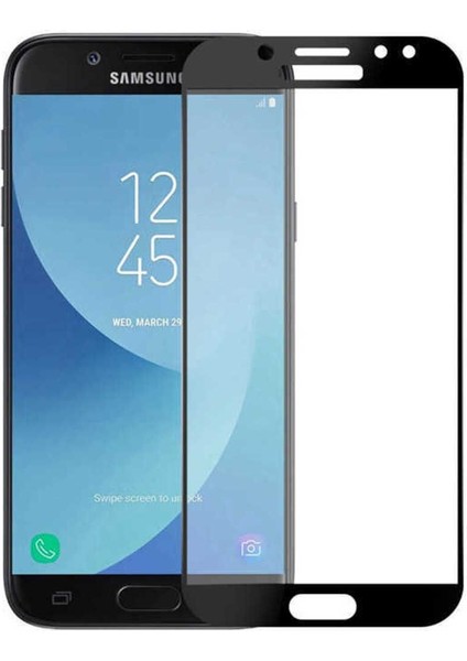 Galaxy J7 Prime Davin 5d Cam Ekran Koruyucu Siyah modelleri