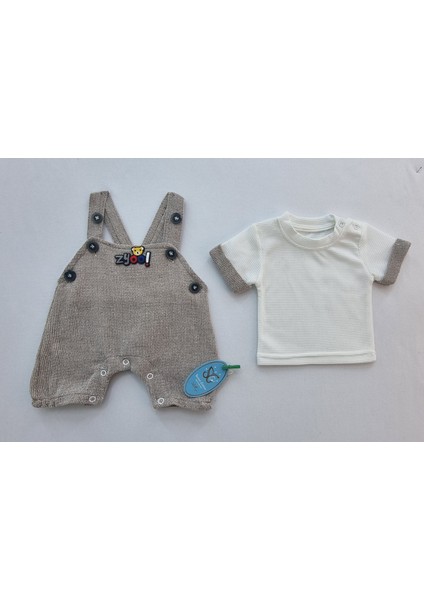 Salopet + T-Shirt Bebek Takim