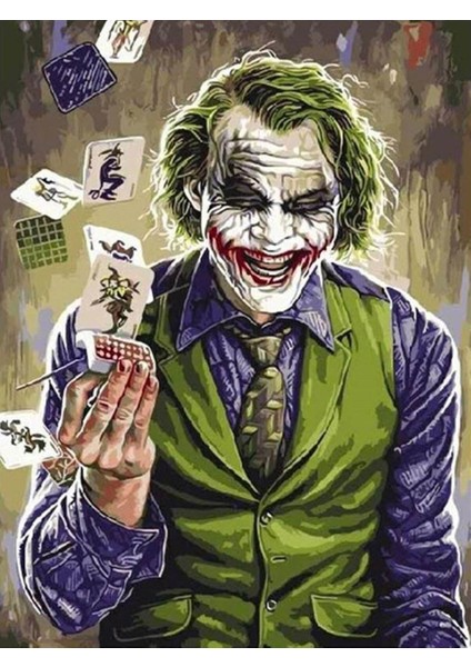 Joker Sayılarla Boyama Seti 40X50 cm (Tuvale Gerili)