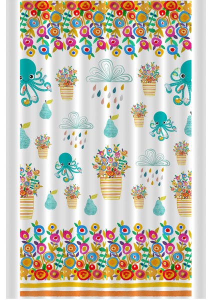 Bertille Home Çocuk ve Bebek Odası Fon Perde Tek Kanat (Child Room Curtain)