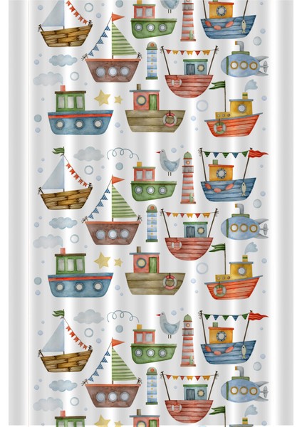 Çocuk ve Bebek Odası Fon Perde Tek Kanat (Child Room Curtain)