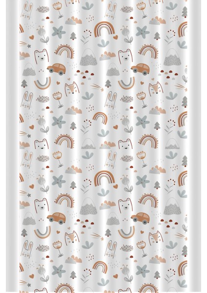 Çocuk ve Bebek Odası Fon Perde Tek Kanat (Child Room Curtain)