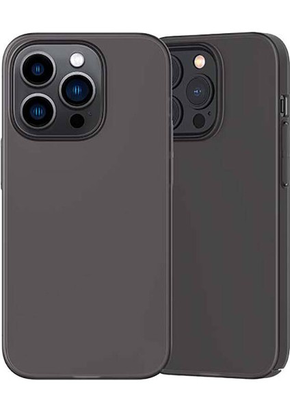 iPhone 14 Pro Uyumlu Kılıf Ultra Ince Mat Pc Arka Yüzey Recci Elite Serisi Kapak Gri fiyatları