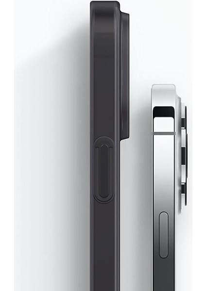 iPhone 14 Pro Uyumlu Kılıf Ultra Ince Mat Pc Arka Yüzey Recci Elite Serisi Kapak Gri modelleri