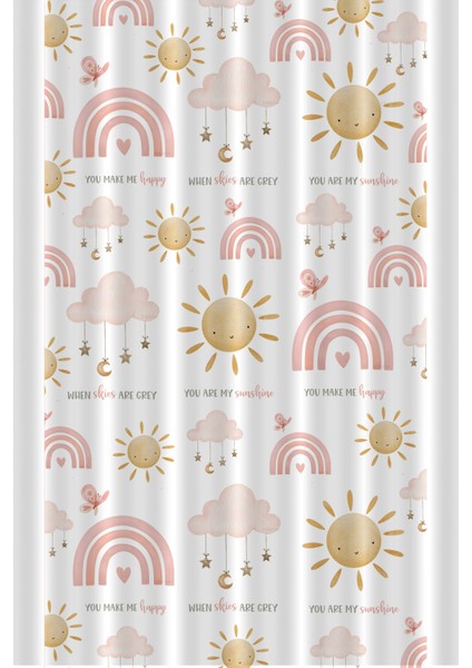 Çocuk ve Bebek Odası Fon Perde Tek Kanat (Child Room Curtain)