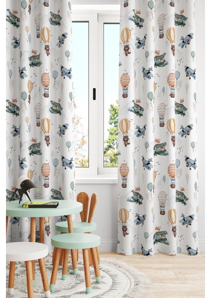 Bertille Home Çocuk ve Bebek Odası Fon Perde Tek Kanat (Child Room Curtain)