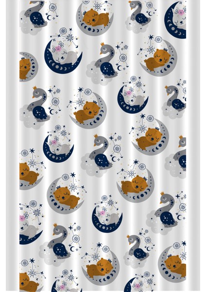Çocuk ve Bebek Odası Fon Perde Tek Kanat (Child Room Curtain)