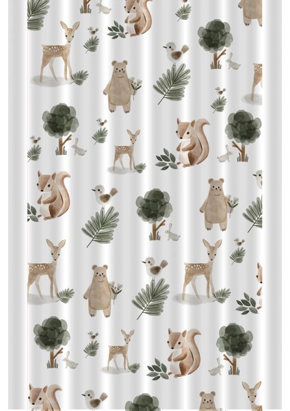 Çocuk ve Bebek Odası Fon Perde Tek Kanat (Child Room Curtain)