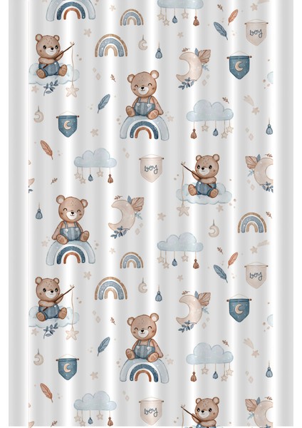 Çocuk ve Bebek Odası Fon Perde Tek Kanat (Child Room Curtain)