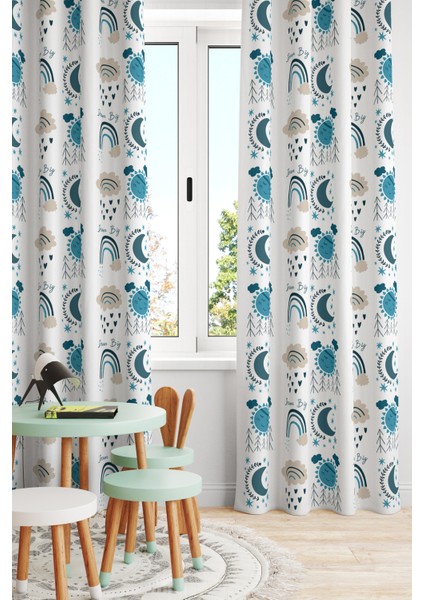 Çocuk ve Bebek Odası Fon Perde Tek Kanat (Child Room Curtain)