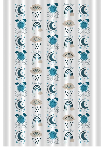 Çocuk ve Bebek Odası Fon Perde Tek Kanat (Child Room Curtain)