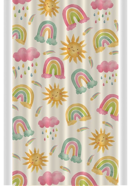 Çocuk ve Bebek Odası Fon Perde Tek Kanat (Child Room Curtain)