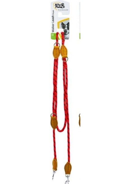 Reflektörlü Hands-Free Koşu, Yürüyüş Kayışı 10 mm x 200 cm Kırmızı fiyatları