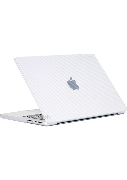 Macbook Pro 16.2inç Kılıf M1-M2-M3, Karbon Fiber (Touchbarsız 16.2" Pro) A2485 A2780 A2991 ile Uyumlu