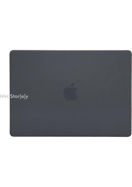 Macbook Pro 16.2inç Kılıf M1-M2-M3, Karbon Fiber (Touchbarsız 16.2" Pro) A2485 A2780 A2991 ile Uyumlu