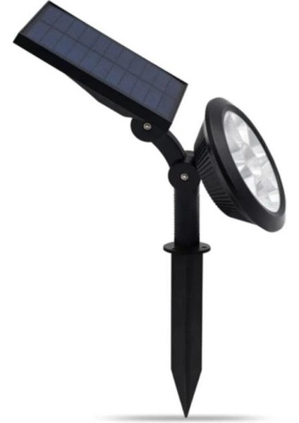 18W Yeşil Renk LED Işık Güneş Enerjili Kazıklı Çim Lambası Cata Solar Bahçe Armatürü