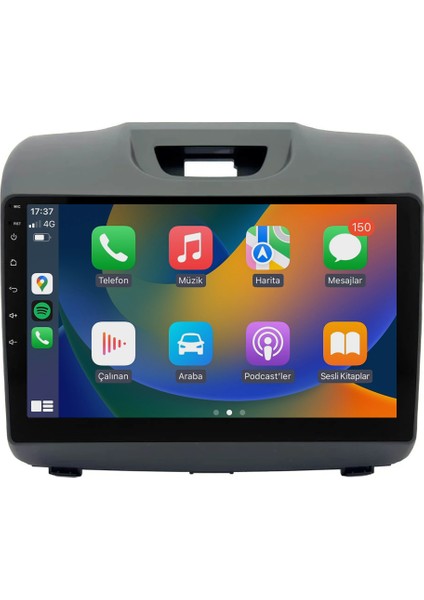 Isuzu D-Max (2012-2019) Android 14 Multimedya Carplay 10 Inch 4 GB Ram / 64 GB Hafıza CRV-4290XD