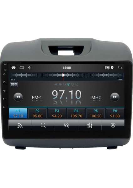 Isuzu D-Max (2012-2019) Android 14 Multimedya Carplay 10 Inch 4 GB Ram / 64 GB Hafıza CRV-4290XD