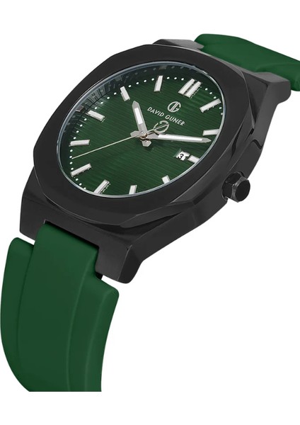 Davıd Guner Gun Kaplamalı Yeşil Kayışlı Erkek Kol Saati modelleri